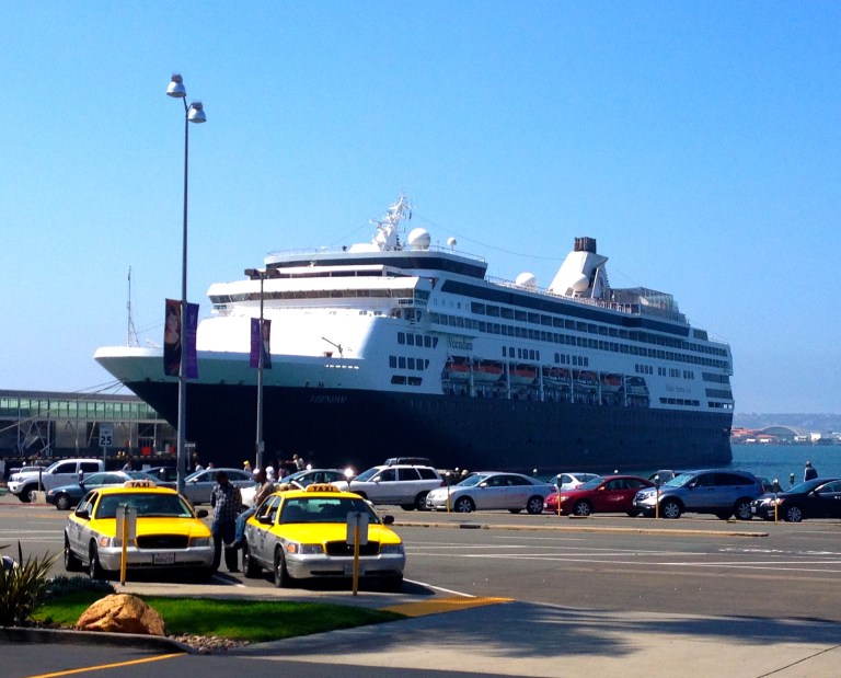 Holland America ship Veendam - A smaller ship with an older crowd