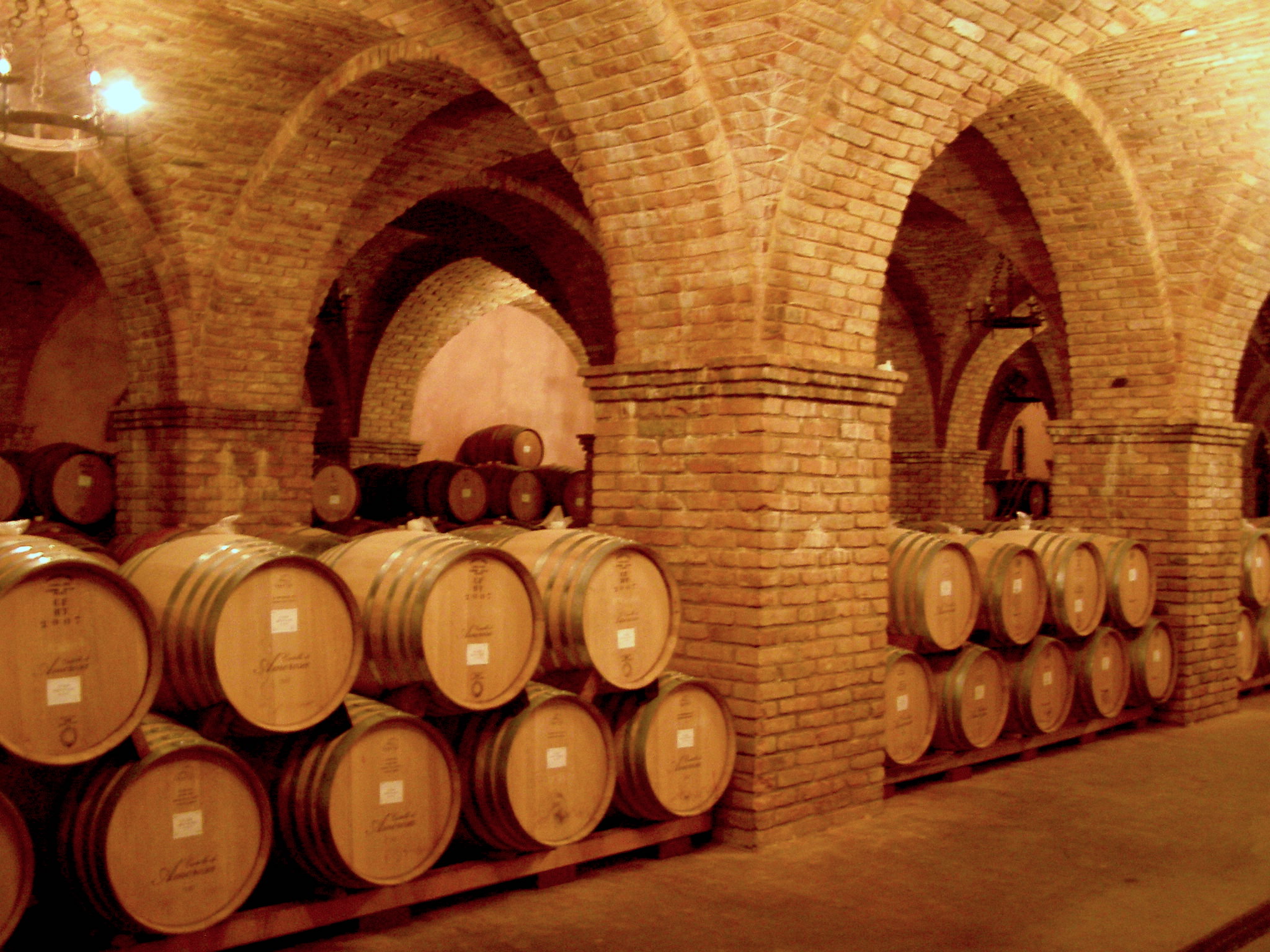 Wine Barrels at Castello di Amorosa | Dawn Devine • davinadevine.me